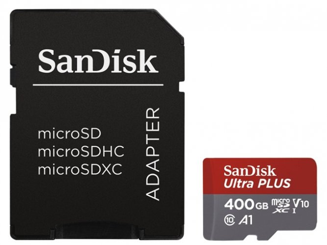 SanDisk Secure Digital Micro SDXC 400GB Ultra Android 100 MB/s Class10 A1 UHS-I + adaptér
