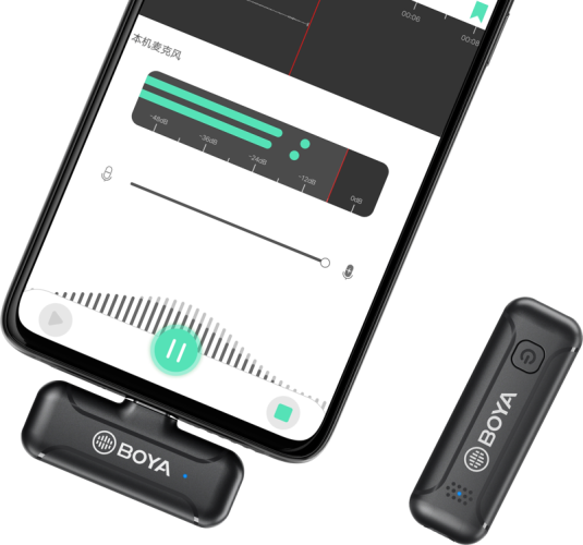 Boya BY-WM3T2-U2 - 2.4G Mini Wireless Microphone - for USB Type-C devices 1+1 Boya BY-WM3T2-U2 - 2.4G Mini Wireless Microphone - for USB Type-C devices 1+1