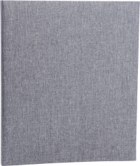 Focus Base Line Canvas Ringbinder Grey