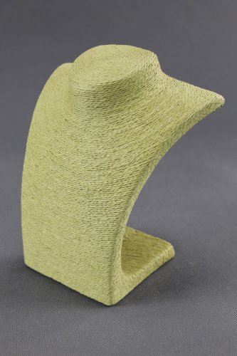 Dekolt, stojánek, stojan na šperky provázkový 22 cm zelený (A-9ZEL)