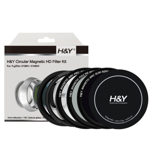 H&Y Fujifilm X100V/X100VI Filter Set, černý