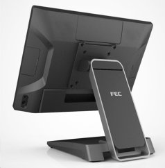 Sistem POS FEC PP-9735W 15,6", LED PCAP, Intel J6412 2,6 GHz, 8GB, 128GB, WIN10 IoT, Negru