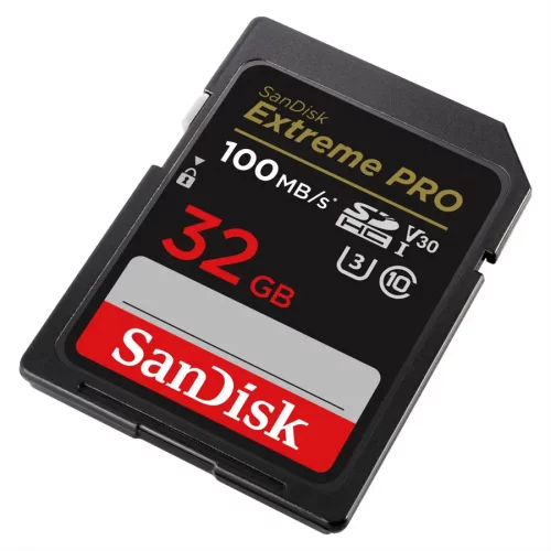 SanDisk Extreme PRO 32GB SDHC paměťová karta 100MB/s a 90MB/s, UHS-I, Class 10, U3, V30