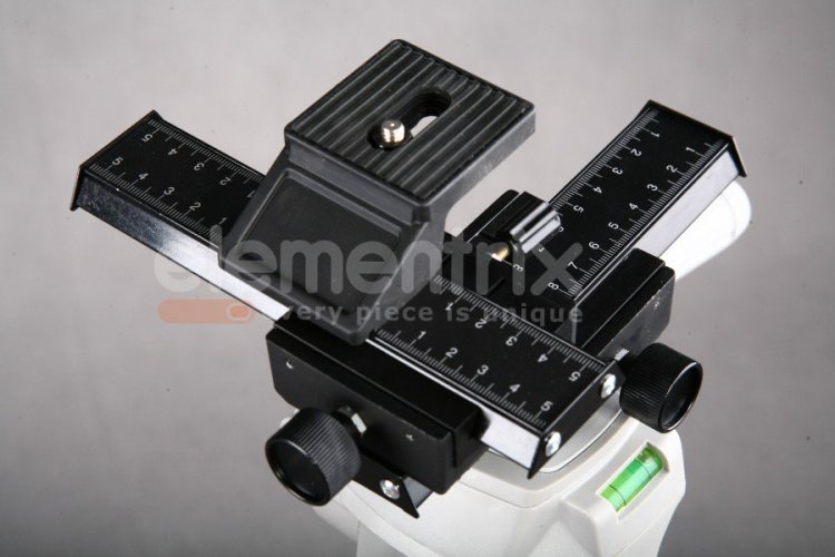 forDSLR makro sáňky, nastavitelné ližiny