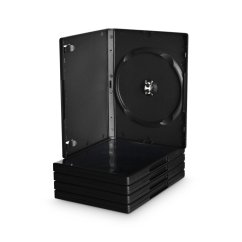 Obal na 1 DVD 14mm čierny - kartón 50 ks