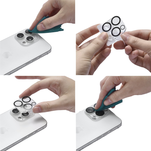 Hama Cam Protect, ochranné sklo na fotoaparát pro Apple iPhone 16/16 Plus, průhledné