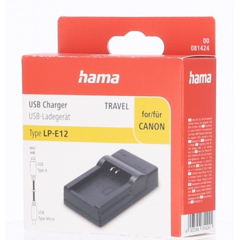 Hama USB foto nabíjačka pre Canon LP-E12
