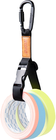 GT-2540BN Držák na gaffers pásku s pružinovým háčkem (hnědá značka)