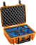 B&W Outdoor Cases BW Outdoor Case Type 1000 for GoPro Hero 12 (fits even GoPro Hero 9/10/11), Orange