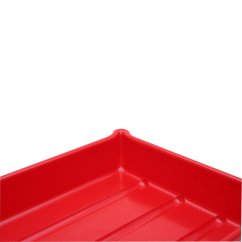 Tavă de laborator B.I.G. 30x40 cm roșie