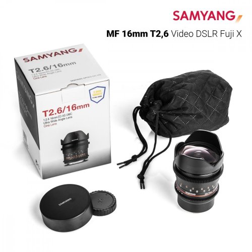 Samyang MF 16mm T/2,6 VDSLR ED AS UMC Fujifilm X