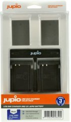 Jupio set 2x BLN-1 (BLN1), 1.220 mAh + USB Doppelladegerät