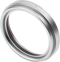 NiSi Lens Hood, UV-Filter & Cap for Fujifilm X100 series Silver