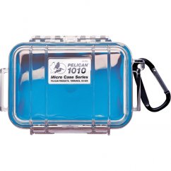 Peli™ Case 1010 MicroCase with Transparent Lid (Blue)