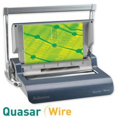 Viazač Fellowes Quasar - W pre kovové chrbty, 130 listov väzba, 15 listov dierovanie