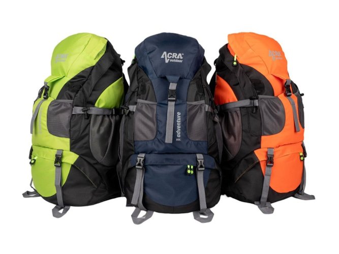 Acra Adventure 50 L hátizsák túrázáshoz narancssárga színben