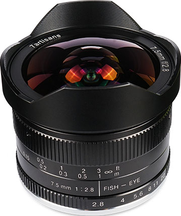 7Artisans 7.5mm f/2.8 for Canon EF-M