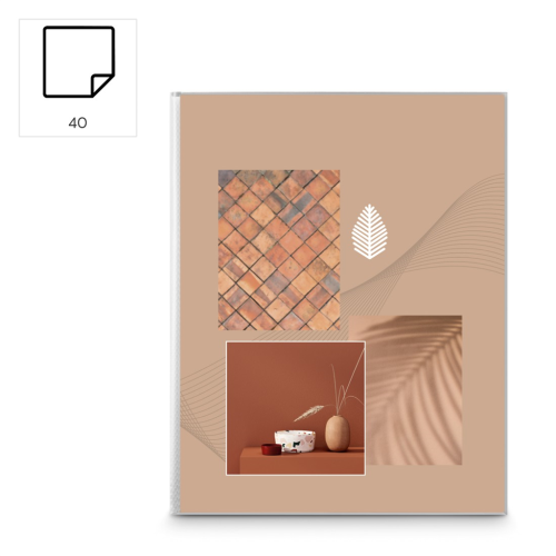 Hama album soft SINGO II Terracotta 10x15/80