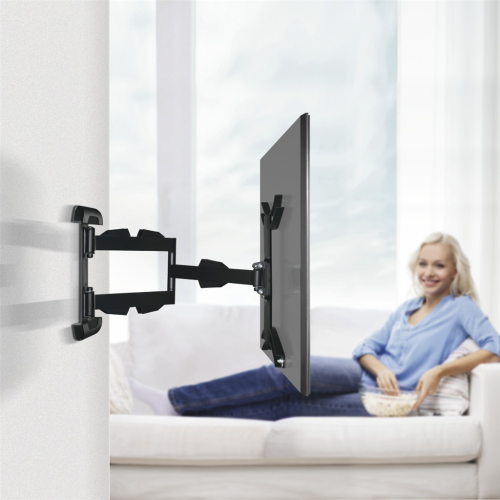 Nástěnný držák na TV Hama, 400x400, pohyblivý, prodloužený