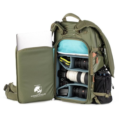 Shimoda Explore v2 30 fotobatoh | vodeodolný | batoh na cestovanie a fotografovanie | 16-palcová priehradka na notebook | armádne zelená