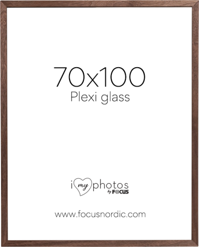 Focus Soul Walnut veneer 70X100 Plexi