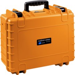 B&W Outdoor Koffer Typ 5000 mit Einteilung Orange