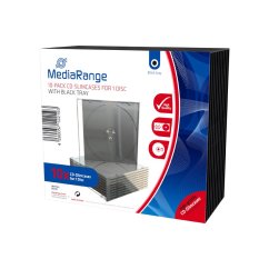 Obal na 1 CD 5,2mm + tray čierny 10ks