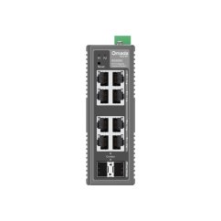 Switch TP-Link IES208G priemyselný, 2× SFP Combo, 6× GLan, DIN, Omada SDN
