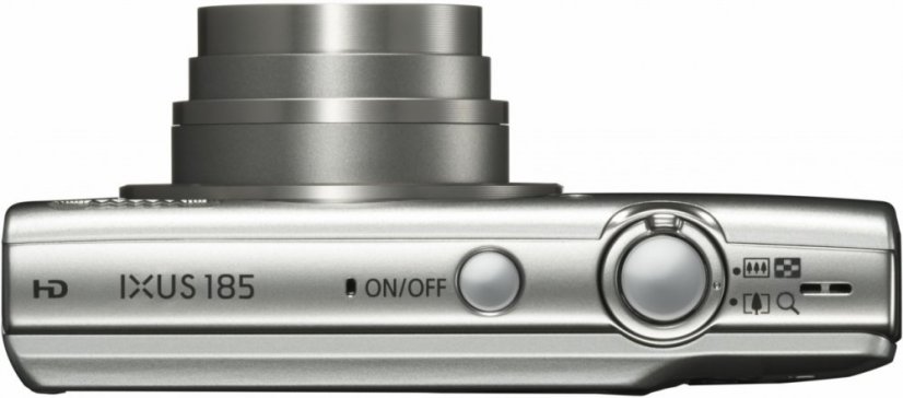 Canon Ixus 185 stříbrný + neoprenové pouzdro