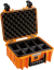 B&W Outdoor Koffer Typ 3000 mit Einteilung Orange