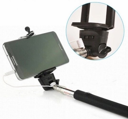 Selfie pod s kabelem, bez Bluetooth