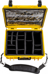 B&W Outdoor Cases 6000 s pohotovostnou lekárskou súpravou žltý