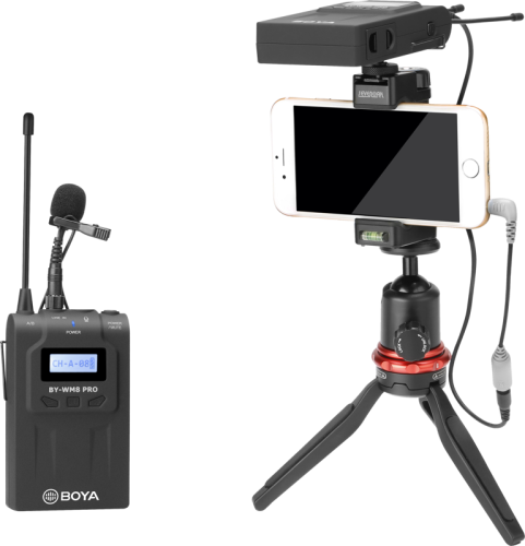Boya BY-WM8 PRO-K1 / UHF Wireless Microphone / 1 TX+1 RX