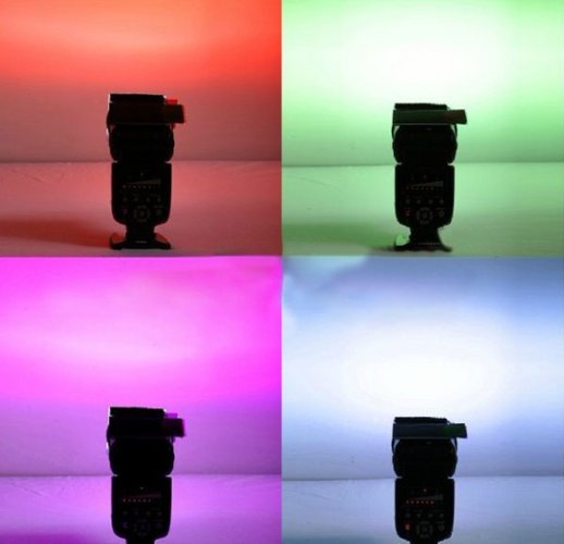 forDSLR set 24 ks barevných filtrů pro systémové blesky