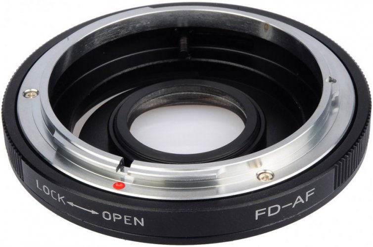 B.I.G. Lens adapter Canon FD Lens to Sony A Body