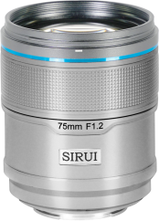 Sirui Sniper Lens APS-C AF 75mm F1.2 X-Mount Silver