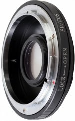 forDSLR adaptér bajonetu Canon FD na Canon EOS s optikou