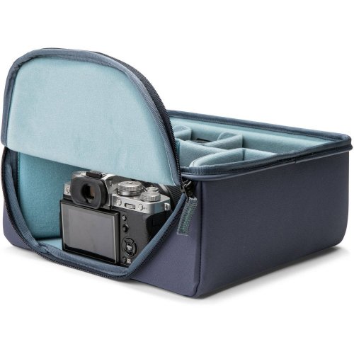 Shimoda stredná základná jednotka pre bezzrkadlovky verzia 2 | interiér 27 × 27 × 12 cm | puzdro na zips s horným držadlom | modrá