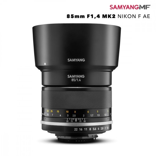 Samyang 85mm F1,4 MKII Objektiv für Nikon AE