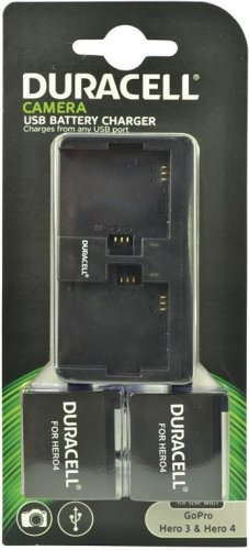 Duracell duálny nabíjačka pre GoPro Hero3 a 4 + 2 batérie Hero4