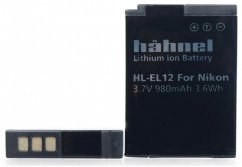 Hähnel HL-EL12, Nikon EN-EL12, 980mAh, 3.7V, 3.6Wh