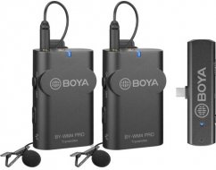 BOYA BY-WM4 Pro-K6 Bezdrátový mikrofonní 2,4GHz UHF systém pro USB-C zařízení
