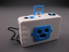 Lomo fotoaparát 3x bílo modrý (LM3b)