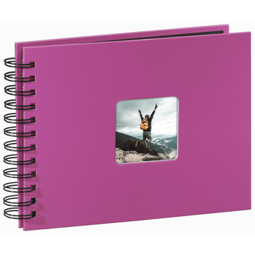 Hama album klasický spirálový FINE ART 24x17 cm, 50 stran, růžový