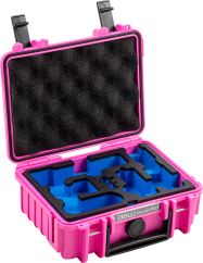 B&W Outdoor Cases B&W Cases Type 500 for DJI Osmo Pocket 3 Creator Combo, Pink
