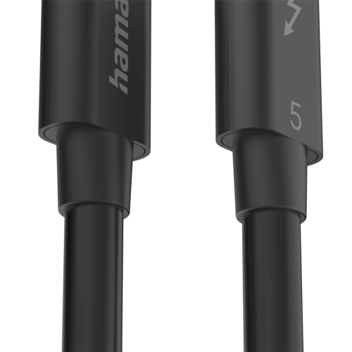 Kabel Hama Thunderbolt 5, USB-C, 1 m, 80 Gb/s, 240 W