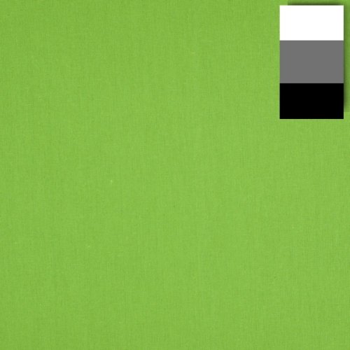 Walimex Stoffhintergrund (100% Baumwolle) 2,85x6m (apfelgrün)