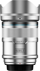 Sirui Sniper Lens APS-C AF 23mm F1.2 E-Mount Silver