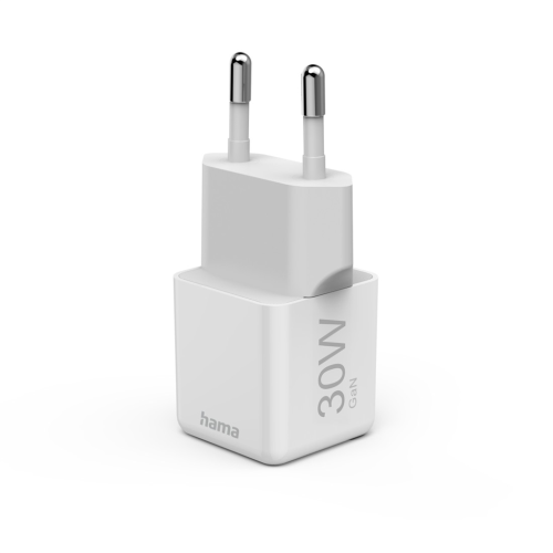 Hama rýchla USB nabíjačka, USB-C PD/QC 30 W, super-mini