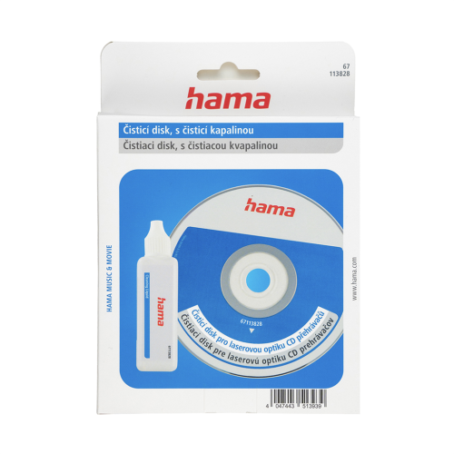 Hama čistiace CD, s čistiacou kvapalinou a úložným obalom